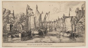 Uytersche Schiet-Schuyten-færgen, fra Views of Amsterdam