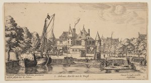 S. Anthonis Marckt met de Waegh, fra Views of Amsterdam