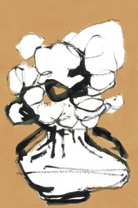 Abstrakt blomstervase af cartissi