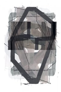 Abstrakte geometriske lag af cartissi