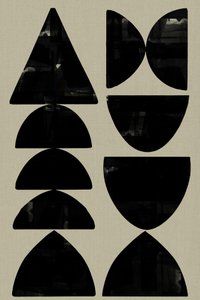 Abstrakte geometriske former af cartissi
