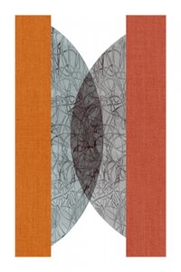 Abstrakt orange geometri af cartissi