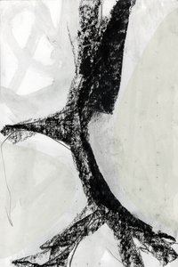Dristig monokrom abstrakt kunst