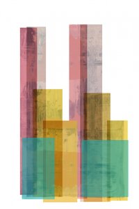 Farverige geometriske lag