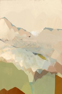 Et jordnært bjerglandskab af cartissi