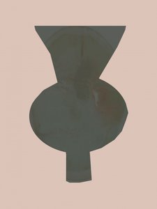 Elegant, abstrakt skål af cartissi