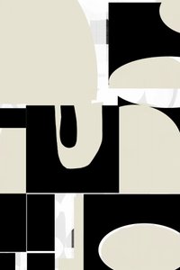 Flydende geometrisk abstrakt af cartissi