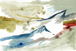 Flydende bjerglandskab af cartissi
