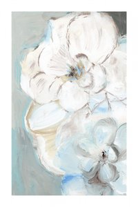Blidt, blomsteragtigt abstrakt af cartissi