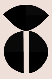 Geometriske sorte figurer af cartissi