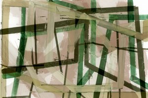 Geometrisk abstrakt i lag af cartissi