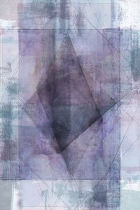 Geometrisk abstrakt i lag af cartissi