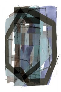 Geometrisk abstrakt i lag af cartissi