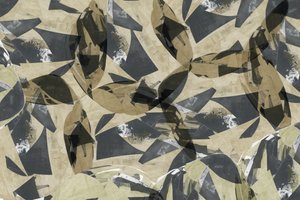 Geometriske blade i lag af cartissi