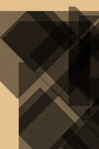 Geometriske former i lag af cartissi