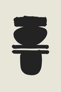 Minimalistiske, lagdelte former af cartissi