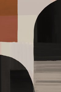 Moderne geometriske buer af cartissi