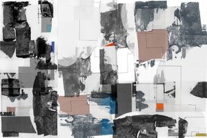 Moderne bycollage af cartissi