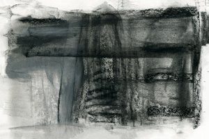 Monokrom abstrakt tekstur af cartissi