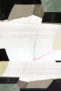 Afdæmpet geometrisk abstrakt af cartissi
