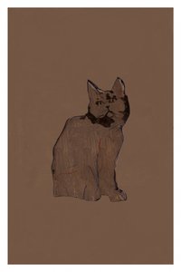 Den stille brune kat af cartissi
