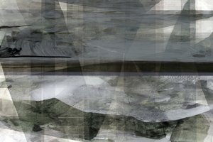 Fredfyldt landskab i lag af cartissi