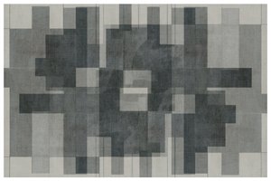 Geometrisk design i tonale nuancer