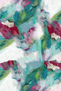 Livligt blomsterabstrakt af cartissi