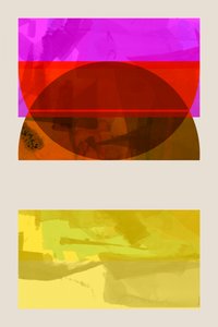 Livlig geometrisk abstraktion af cartissi