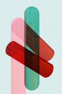 Livlig geometrisk overlapning af cartissi