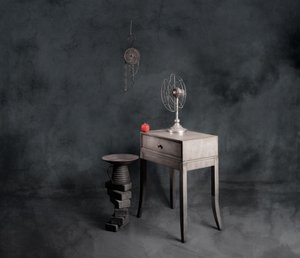 Stemningsfuldt vintage-stilleben