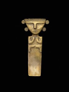 Figurvedhæng, 200-1600 AD (guld)
