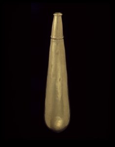 Tåreformet kokakolbe, 200-1600 e.Kr. (guld)