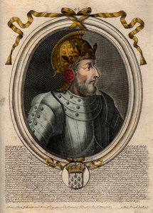 Portræt af Philip IV the Bel (1268 - 1314), konge af Frankrig - Philip IV the Fair (1268-1314) Konge af Frankrig - gravering fra 