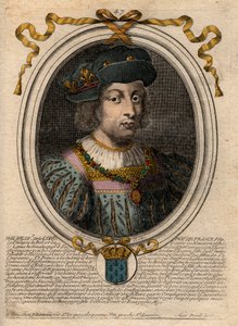 Portræt af Filip 5. den lange (1294-1322), konge af Frankrig - Filip 5. (1294-1322) 