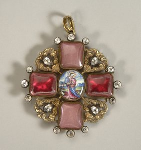 Badge af Saint Anna Order med diamanter, slutningen af 1700-tallet.