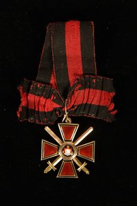 Bånd og mærke af Saint Vladimirs orden, fjerde klasse, 1800-tallet