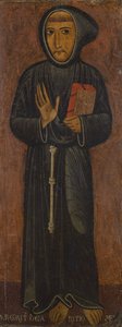 Repræsentation af den hellige Frans af Assisi (maleri på træ) af di Magnano da Arezzo Margaritone