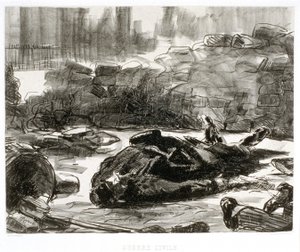 Borgerkrig af Édouard Manet