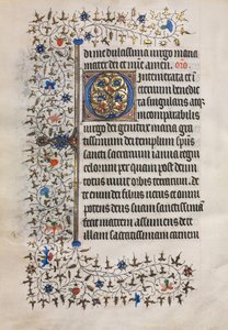Timebog (Brug af Paris): Dekoreret initial