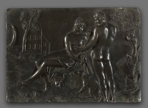 Venus og Adonis af follower of Georg Raphael Donner