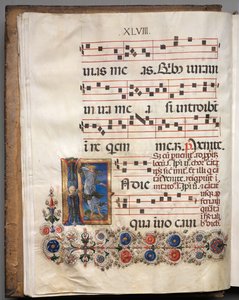 Antifonar: Indledning, engel af follower of Girolamo da Cremona