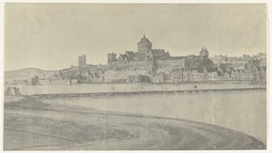 Udsigt over Nijmegen, 1672 Fotos af tegninger af den franske invasion af Holland i 1672 af Adam Frans van der Meulen bevaret i Manufacture des Gobelins (serietitel)