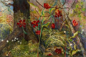 Feral Garden, 2017 (olie)