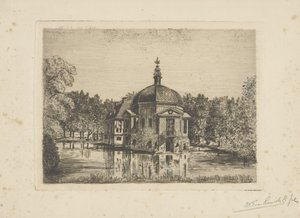 Udsigt over Trompenburgh af jonkheer Barthold Willem Floris van Riemsdijk