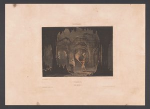Caves of Hato Curacao. Cave of Hato (titel på objekt) Vestindien (serietitel på objekt) Udsigt fra Hollands Vestindien (serietitel) af jonkheer Jacob Eduard van Heemskerck