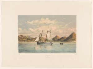 Sankt Martin Sankt Martin. Bugt og by (titel på objekt) af jonkheer Jacob Eduard van Heemskerck