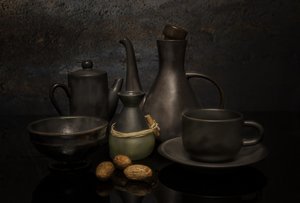 Moody Pottery – Stilleben af larryliu