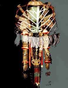 AFRIKAN MASKS COLLAGE, 2018 (blandede medier)