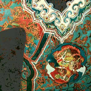 Kinesisk jakke, 2013 (blandede medier) af linda arthurs